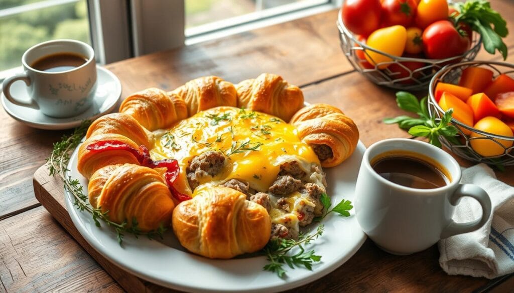 crescent roll breakfast