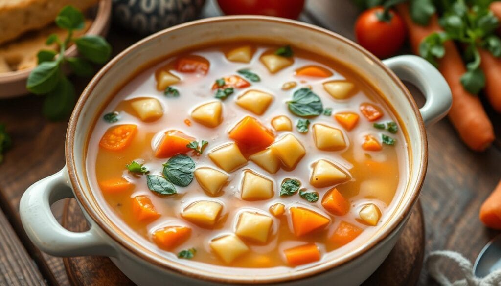 Italian pasta soup