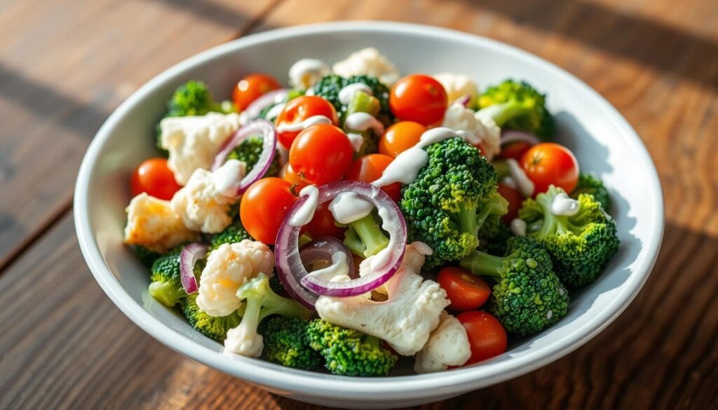 broccoli and cauliflower salad